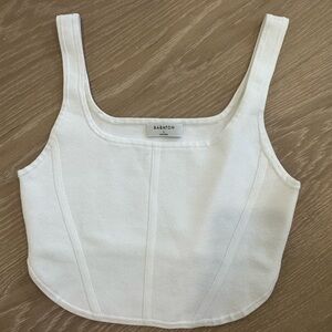Babaton white crop top